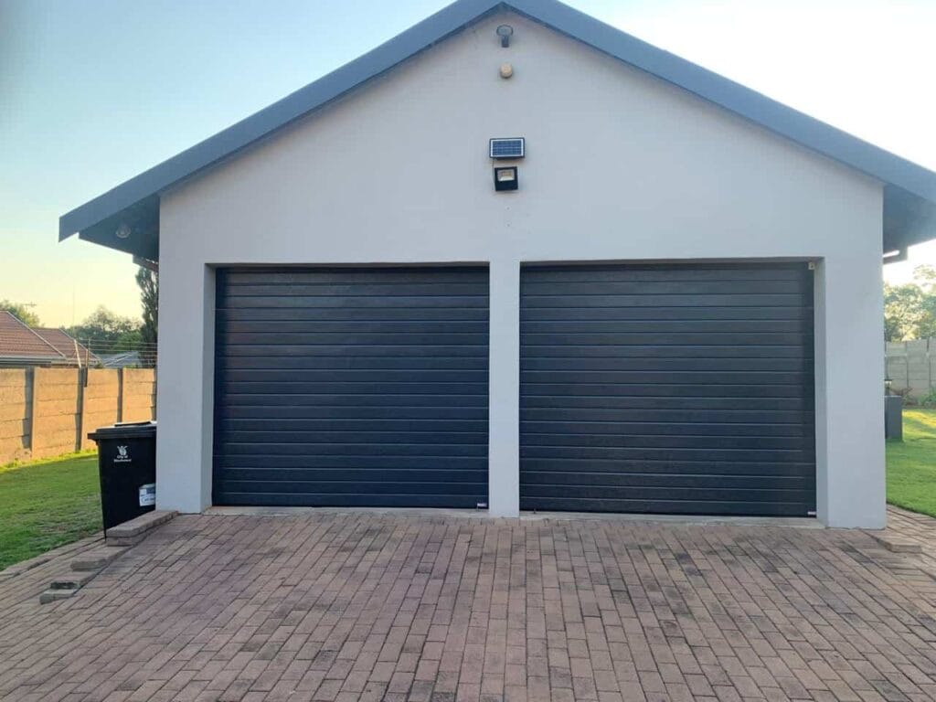 Aluzinc Charcoal Garage Doors
