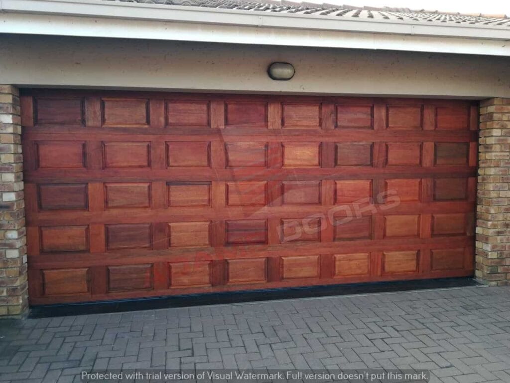 40 panel meranti garage door