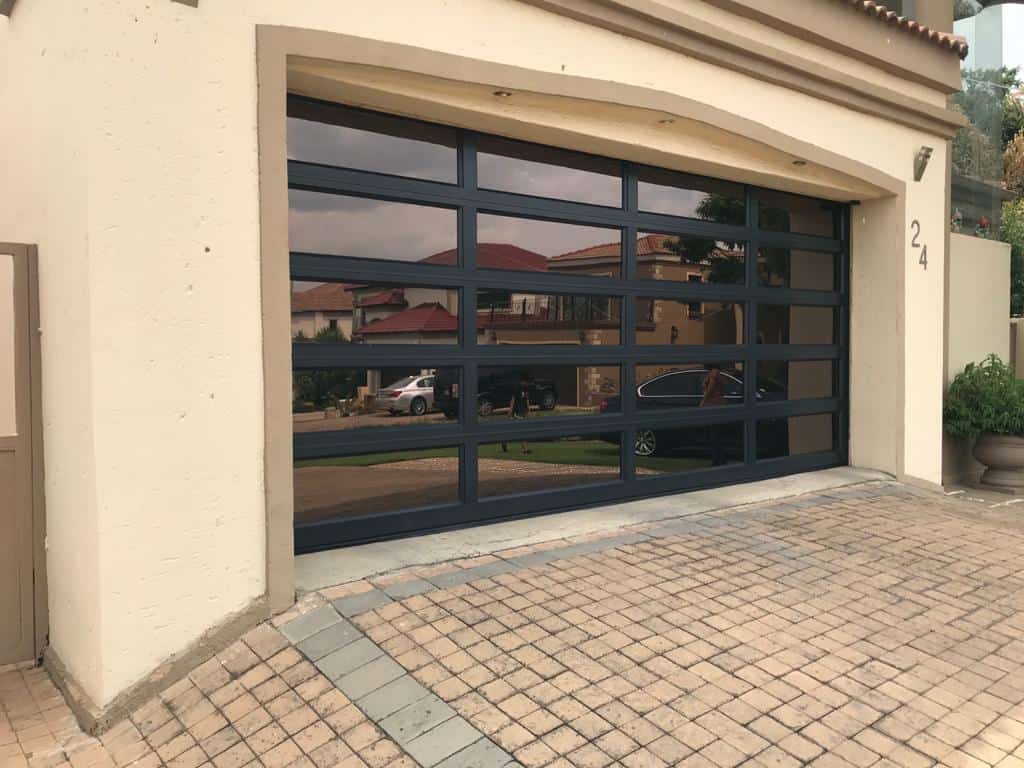 Framed Glass Aluminium garage door