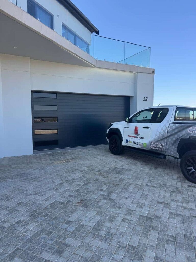 Flutted Aluminum Garage Doors