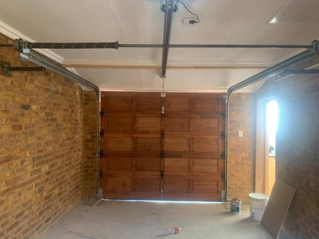 20 panel meranti garage door